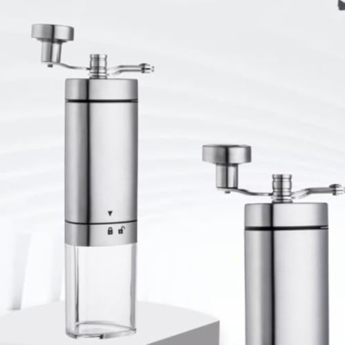 VICASKY Manual Coffee Grinder with Triangle Foldable Handle Stainless Steel - Image 5