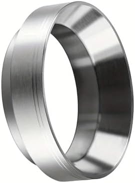 Stainless Steel Dosing Funnel Compatible Coffee Grinder Powder Dispenser Ring For Home Office Restaurant Use(Silver-M) by Unknown