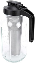 banapoy Cold Brew Coffee Maker Pitcher, 64oz Glass Carafe with Fine Filter - Image 7