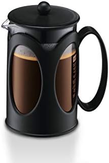 BODUM 10683-01 Kenya French Press Coffee Maker, Borosilicate Glass - 4-Cup (0.5 L), Black - Image 6