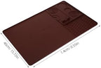 Large Silicone Coffee Mat with Removable Tamper Pad 22.8x15.7 Inch - Image 2
