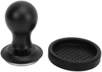 Coffee Tamper Stirrer Set – Stainless Steel Base, Spring-Loaded Calibrated Tamper & Distribution Tool with Fine Stainless Steel Needles and Silicone Mat - Image 5