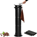 Large Espresso Knock Box for Coffee Grounds with 25 Garbage Bags and Towel by Unknown