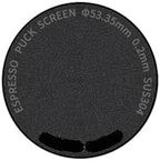 51/53/58.5mm Puck Screen 0.2/0.8mm Metal Reusable Coffee Filter For Espresso Portafilter Basket Coffee Accessories(53.35mm Black 0.2mm) by Unknown