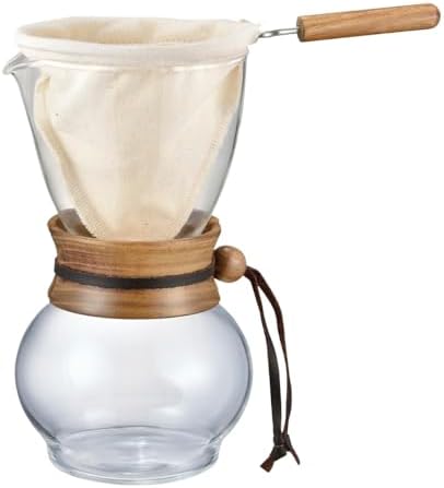 Hario Woodneck Drip Pot, 480ml, Acacia Wood by Hario