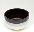 Urban Tokyo Authentic Minoware Porcelain Matcha Bowl Chawan 4.75" Diameter Handmade in Japan, Traditional Mino-Yaki Ceramic Tea Ceremony Bowl, Reactive Glaze Designs (Top Wine) - Image 4