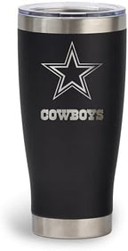The Memory Company Officially Licensed 20oz Tumbler Etched, Dallas Cowboys by TheMemoryCompany