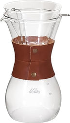 Carita Kalita Coffee Dripper Set, For 2 to 4 People, Wave Style, Leather, Drip Equipment, #35160, For 2 People, For 4 People, For 2 People, For 2 Cups, For 4 Cups, Drip Set, Stylish, Camping, by Kalita