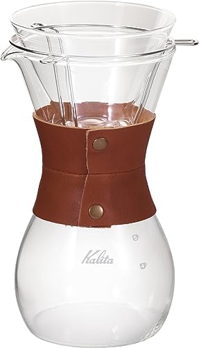 Carita Kalita Coffee Dripper Set, For 2 to 4 People, Wave Style, Leather, Drip Equipment, #35160, For 2 People, For 4 People, For 2 People, For 2 Cups, For 4 Cups, Drip Set, Stylish, Camping, by Kalita
