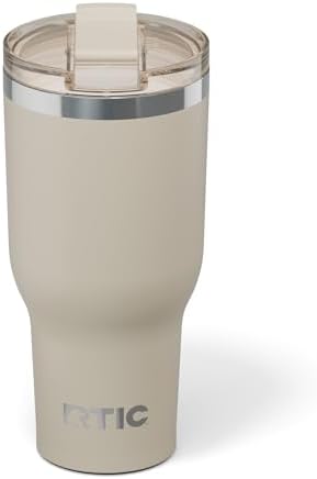 RTIC 40oz Essential Tumbler with Lid, Ceramic Lined, Beach by RTIC