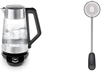 OXO Brew Adjustable Temperature Kettle, Electric, Clear & BREW Twisting Tea Ball Infuser by Unknown