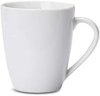 Amazon Basics Porcelain Heat Resistant Coffee Mugs, Microwave and Oven Safe, 12 oz, White, 12 Count - Image 2