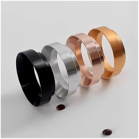 Coffee Catcher Ring for 51mm 53mm 58mm Grinders with Handle and Cloth(Black 53mm) - Image 4