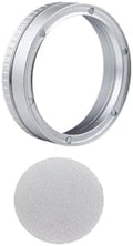 FABULETTA 54mm Espresso Dosing Funnel and 53.5mm Stainless Steel Puck Screen Set for 54mm Portafilter – For Barista-Grade Coffee Dosing For Ring & Espresso Puck Scr(silver) by Fabuletta