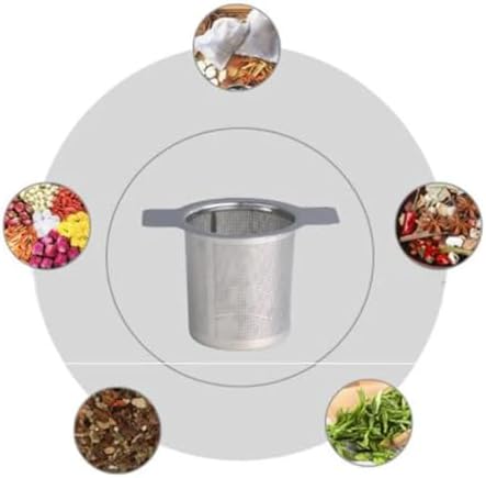 Tea Strainer 6pcs Dual Ear Fine Mesh Filter Tea Infuser Reusable Spice Seasoning Strainer for Loose Leaf Tea - Image 6