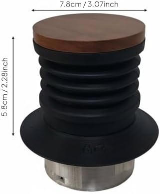 Coffee Cleaning Bellows Air Blower Bean Reservoir Wooden Top Appliance Part for Grounds Removal Suitable for Baristas - Image 6