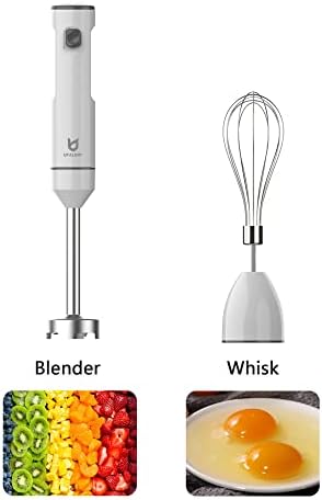 UTALENT Cordless Hand Blender with whisk for Smoothies, Milkshakes & Soups - Image 3