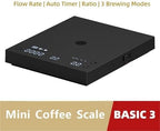 Coffee Scale Pour Over Coffee Scale Espresso Scale,Flow Rate, Auto Timer,Ratio, 3 Brewing Modes, 2kg Capacity(Basic3 Scale Black) - Image 2