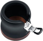 Normcore 58mm Adjustable Portafilter Stand with American Walnut Base by NORMCORECOFFEETOOLS