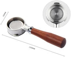 58MM 3 Ears Coffee FilterStainless Steel Bottomless Coffee Portafilter Handle Barista Tool(58mm Barsetto-E1) - Image 2