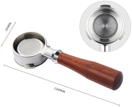 58MM 3 Ears Coffee FilterStainless Steel Bottomless Coffee Portafilter Handle Barista Tool(58mm Barsetto-E1) - Image 2