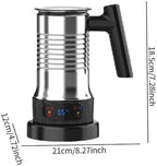 Electric Milk Frother Automatic Steamer Hot Cold Stainless Steel Jug with Separated Base Suitable for Bar - Image 2