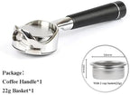 Hollowed Out 58mm Bottomless Portafilter，Compatible For Gaggia，Espresso Machine Barista Accessory(Mesh black) - Image 2