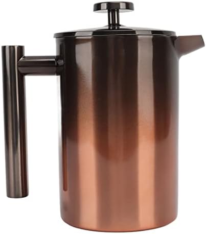 French Press Coffee Maker, Stainless Steel Double Wall Insulated 304 Teapot, Rust Proof Coffee Press, Ideal for Home, Office, Camping & Outdoor Travel (800ml) - Image 6
