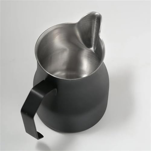 Milk Frother Cup Stainless Steel 304 Stainless Steel Milk Frothing Pitcher 350ml 450ml With Scale Espresso Latte Barista Tool Coffee Shop Home Use(White-350ml) - Image 6