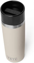 YETI Rambler 16 oz Travel Bottle, Stainless Steel, Vacuum Insulated with Leakproof Commuter Cap, Cape Taupe by YETI