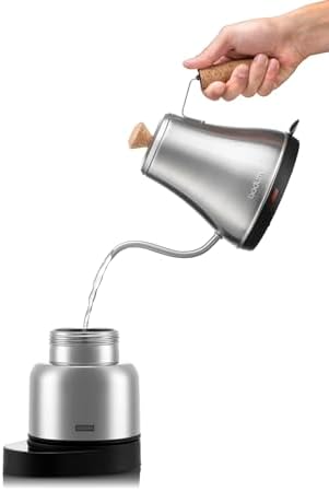 Bodum 17oz Chambord Electric Espresso Coffee Maker, Plastic Carafe w/Wi-Fi Control & Programmable Timer, Polished Stainless Steel - Image 3