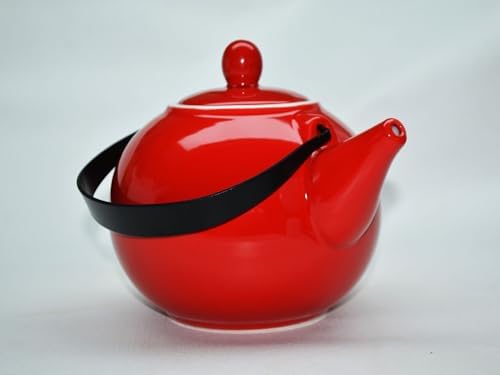 Chinese Teapot 28oz Porcelain Tea Pot Red (Double happiness Teapot) - Image 6