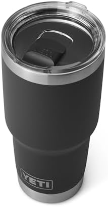 YETI Rambler 30 oz Stainless Steel Vacuum Insulated Tumbler w/ MagSlider Lid, Black - Image 3