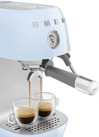 Smeg ECF03 Made in Italy Retro Espresso Machine with Cold Brew, 15 Bar Pump, Thermoblock Heating, Steam Wand, Adjustable Temperature, 47 oz Water Tank- (Pastel Blue) - Image 5