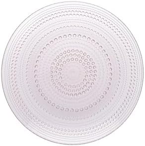 Fortessa Jupiter Hobnail Glass, 10.5" Dinner Plate (Set of 4), Pink by Unknown