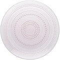 Fortessa Jupiter Hobnail Glass, 10.5" Dinner Plate (Set of 4), Pink by Unknown