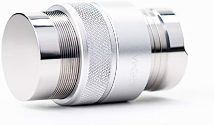 CREMA Coffee Products 39.25mm Hand Tamper & Coffee Distributor for Flair | Compatible w/Classic, Signature, & Neo | Double-Sided, Adjustable Depth Tool | Durable 304 Stainless Steel | Silver - Image 5
