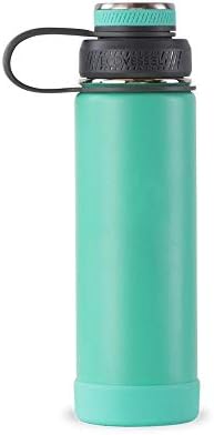 Personalized Vacuum Triple Insulated Sport Water Bottle Thermos -Stainless Steel Triple Wall Thermos with Lid & Strainer | Custom Engraved 44 Options | Hot & Cold Drink Use 20 oz (Aqua-Plain) by PRINTSUPREMACY