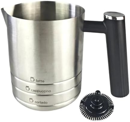 Stainless Steel Milk Cup，Compatible For Ninja，Luxe Cafe ES601/ES655/ES701 by Unknown