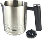 Stainless Steel Milk Cup，Compatible For Ninja，Luxe Cafe ES601/ES655/ES701 by Unknown