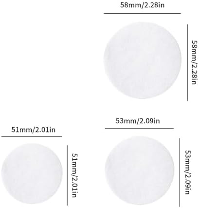51/53/58mm Portafilter Coffee Filter Paper 100 Sheet Round For Moka Pot(White,51) - Image 2