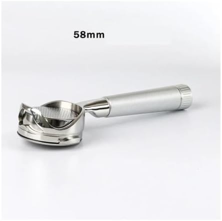For Gaggia/Baby/Classic Coffee Machine Modified Handle Filter 58MM Bottomless Hollow Portafilter Stainless Steel Coffee Filter(58mm-Gaggia-silver) - Image 2