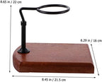 Adjustable Coffee Dripper Stand Wood Base for Manual Brewing - Image 2