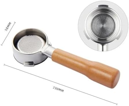 58MM 3 Ears Coffee FilterStainless Steel Bottomless Coffee Portafilter Handle Barista Tool(58mm Barsetto-C1) - Image 2