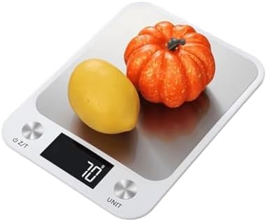 Electronic Scale, Kitchen Scale 5kg Platform Stainless Steel Commercial High-Precision Electronic Balance,for Meal Prep, Baking and Cooking(Gray,5Kg) - Image 2