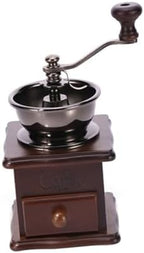 Manual Coffee Bean Grinder Wood and Metal Adjustable Thickness - Image 2