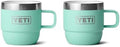 YETI Rambler 6 oz Stackable Mug, Stainless Steel, Vacuum Insulated Espresso/Coffee Mug, 2 Pack by YETI
