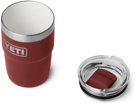 YETI Rambler 8 oz Insulated Coffee Mug with Lid - Stackable Double-Wall Vacuum Insulated Coffee Cup - DuraSip Ceramic Lining - Barista-Friendly Design - Stainless Steel - Dishwasher Safe - Image 5