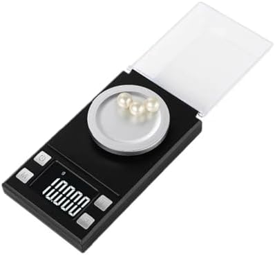Electronic Scale, Digital Jewelry Scale Balance Gram 0.01g 20g/50g/100g High Precision Gold Mini Pocket Medicinal Herbs Weight Tool,for Meal Prep, Baking and Cooking(20g 0.001g) by Unknown