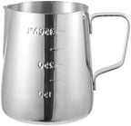 350ml Milk Frothing Pitcher,Stainless Steel Cup, Steaming Espresso Coffee Latte Frother Barista Tools Creamy Foam by Unknown